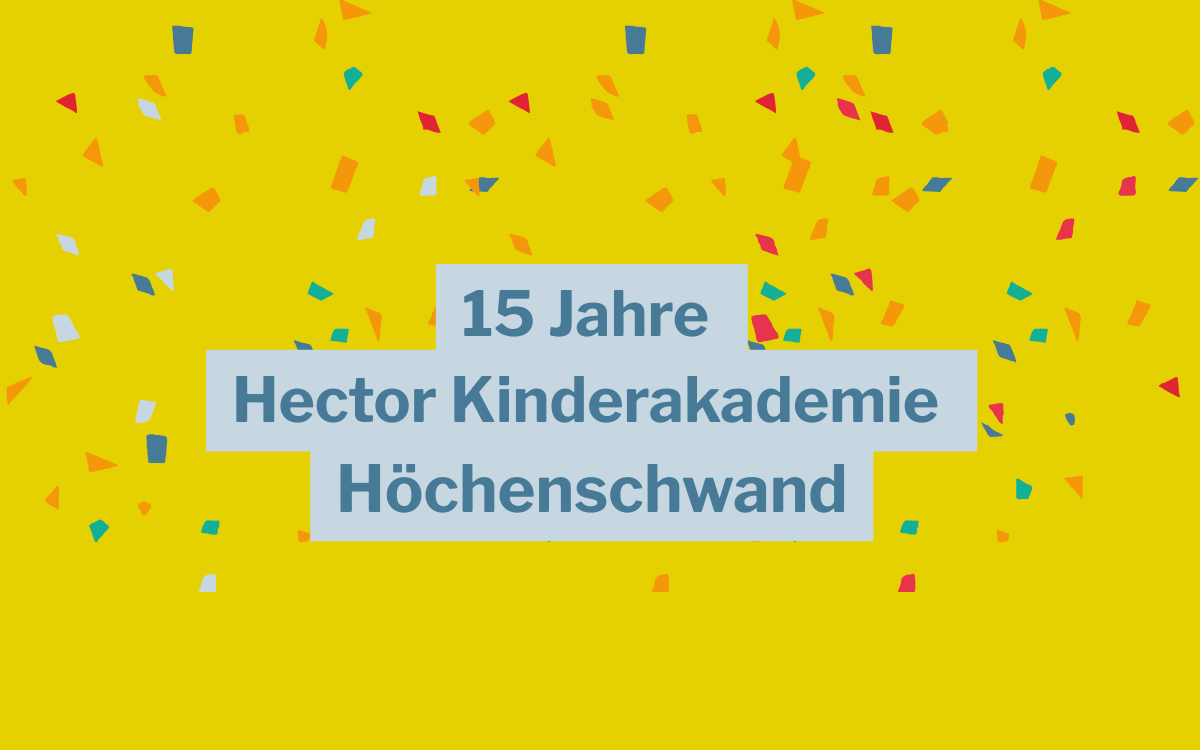 15 Jahre Hector Kinderakadmie Höchenschwand